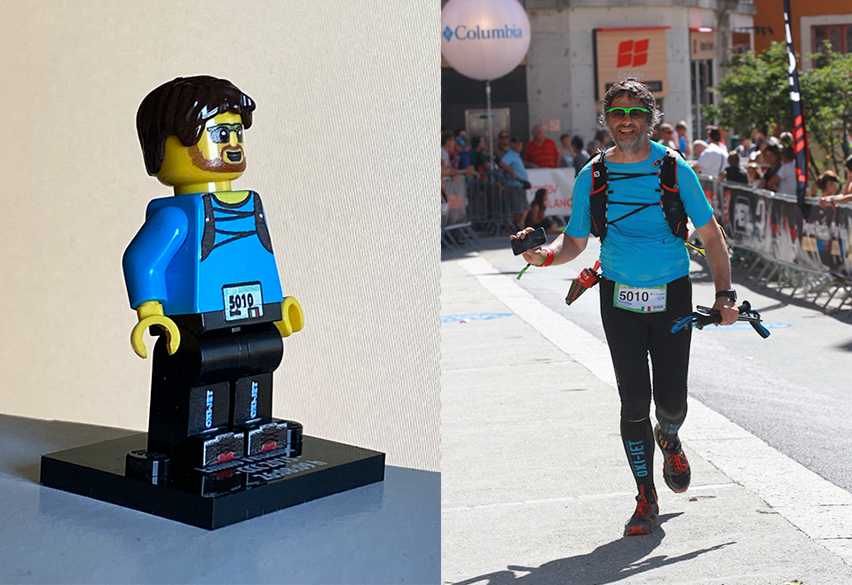 Minifigura LEGO personalizzata
