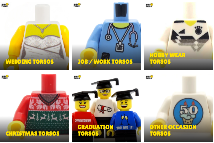 Minifigura LEGO personalizzata: maglia